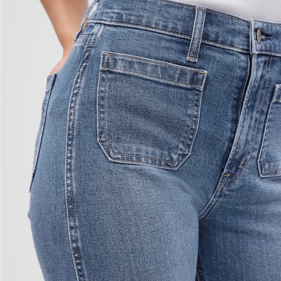 High Rise '70s Flare Jeans with Washwell - Picture 6 of 7